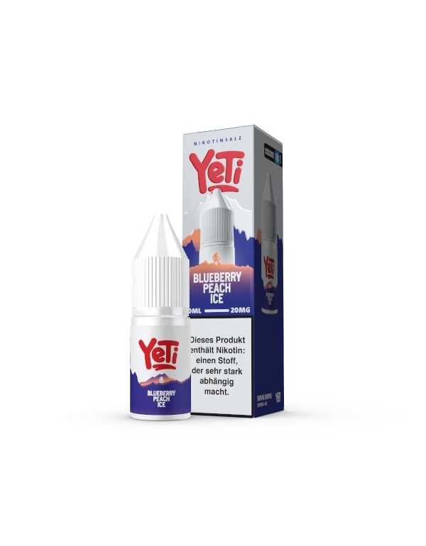 Blueberry Peach Ice Nikotinsalz Liquid 10 ml Yeti ...