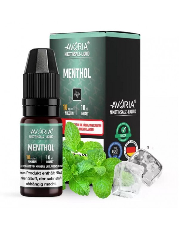 Menthol Nikotinsalz Liquid 10ml Avoria