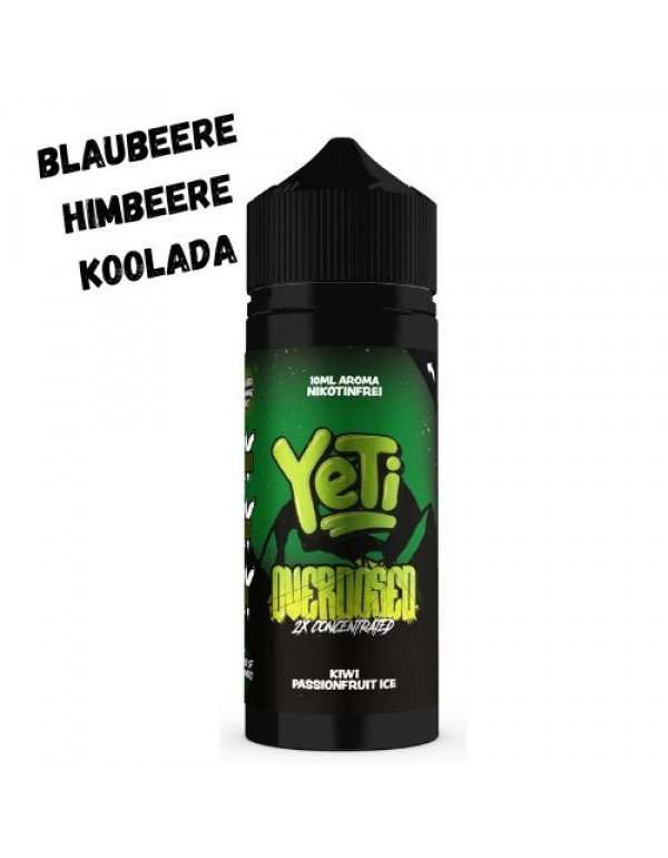 Kiwi Passionfruit Ice Aroma 10ml Yeti Overdosed