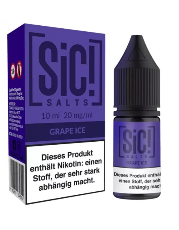 Grape Ice Nikotinsalz Liquid 10ml SIC