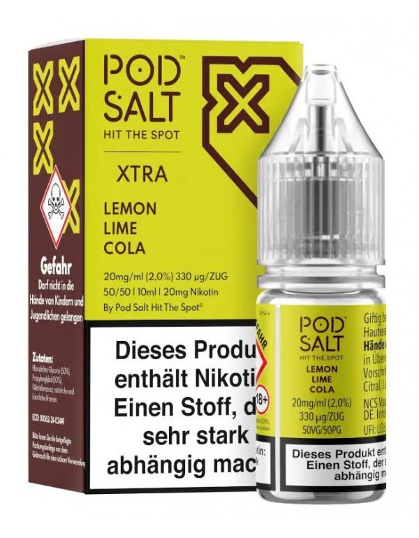 Lemon Lime Cola Nikotinsalz Liquid 10ml Pod Salt X...