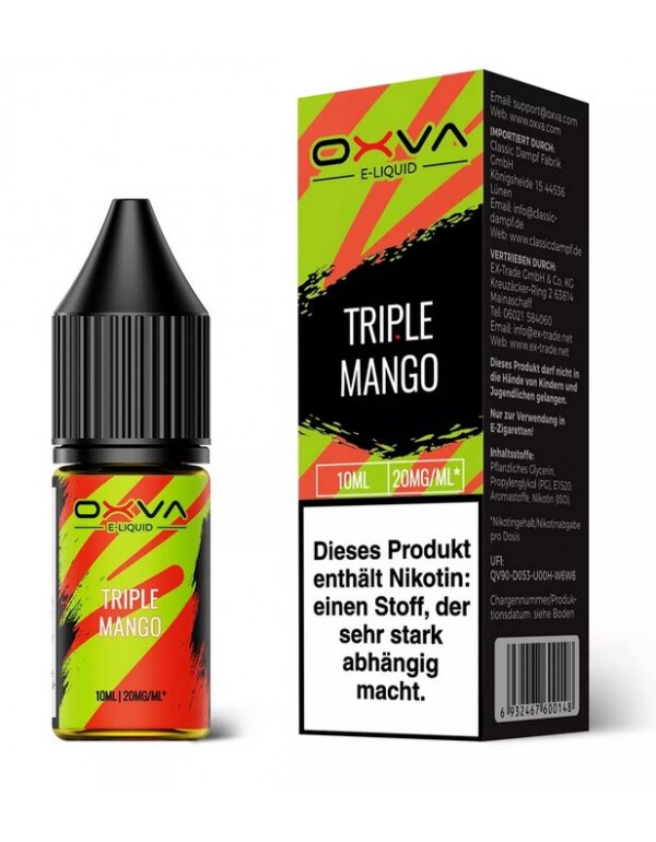 Triple Mango Nikotinsalz Liquid Oxva