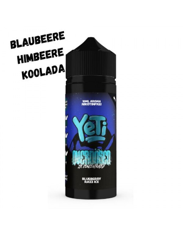 Blueberry Razz Ice Aroma 10ml Yeti Overdosed