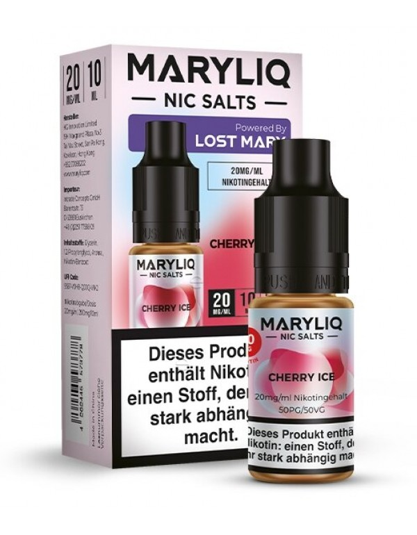 Cherry Ice Nikotinsalz Liquid 10ml Maryliq