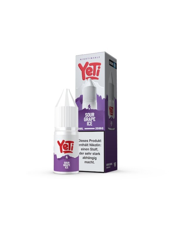 Sour Grape Ice Nikotinsalz Liquid 10 ml Yeti Summi...