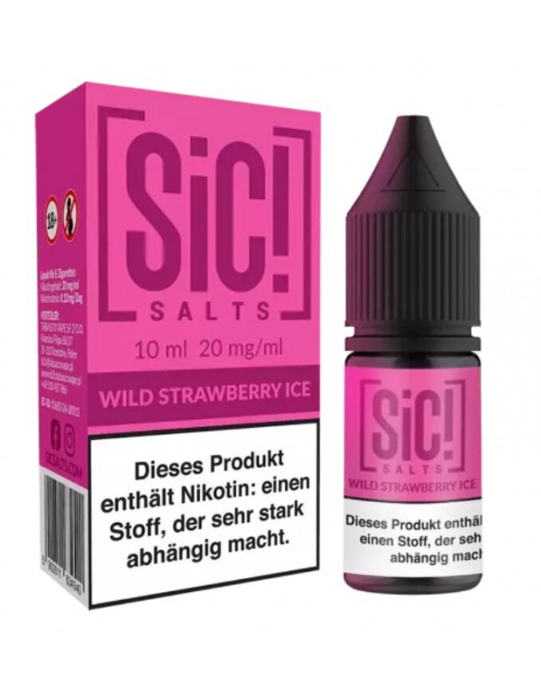 Wild Strawberry Ice Nikotinsalz Liquid 10ml SIC