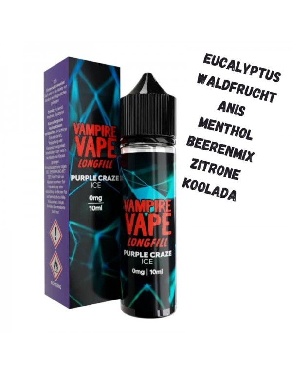 Purple Craze Ice Aroma 10ml Vampire Vape