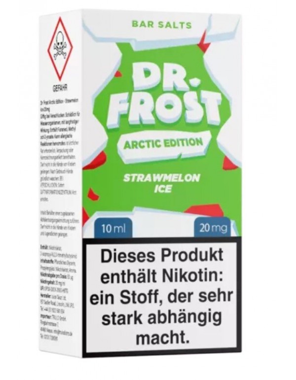 Strawmelon Ice Nikotinsalz Liquid 10ml Dr. Frost A...