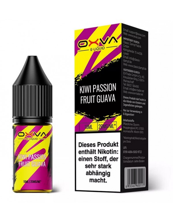 Kiwi Passion Fruit Guava Nikotinsalz Liquid Oxva