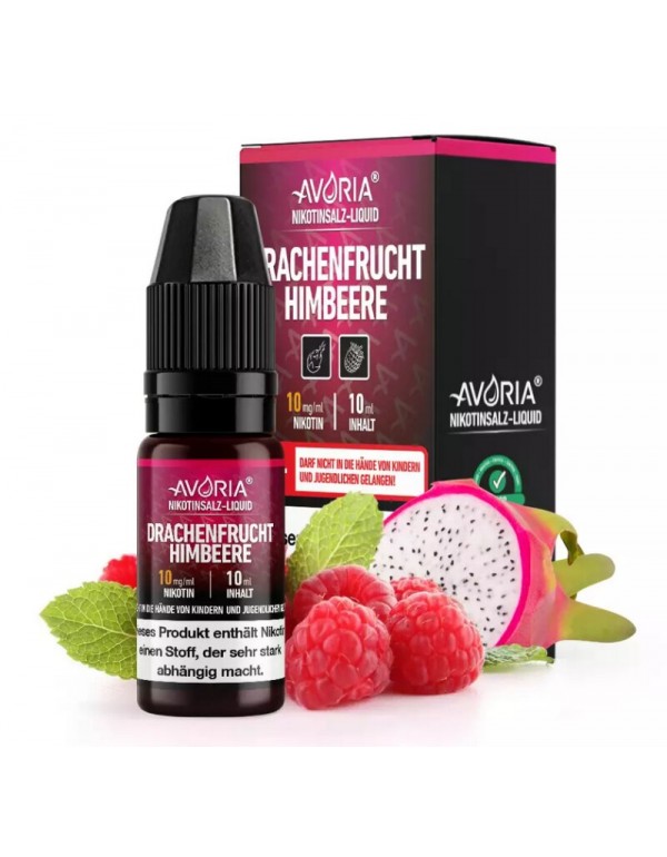 Drachenfrucht-Himbeere Nikotinsalz Liquid 10ml Avo...