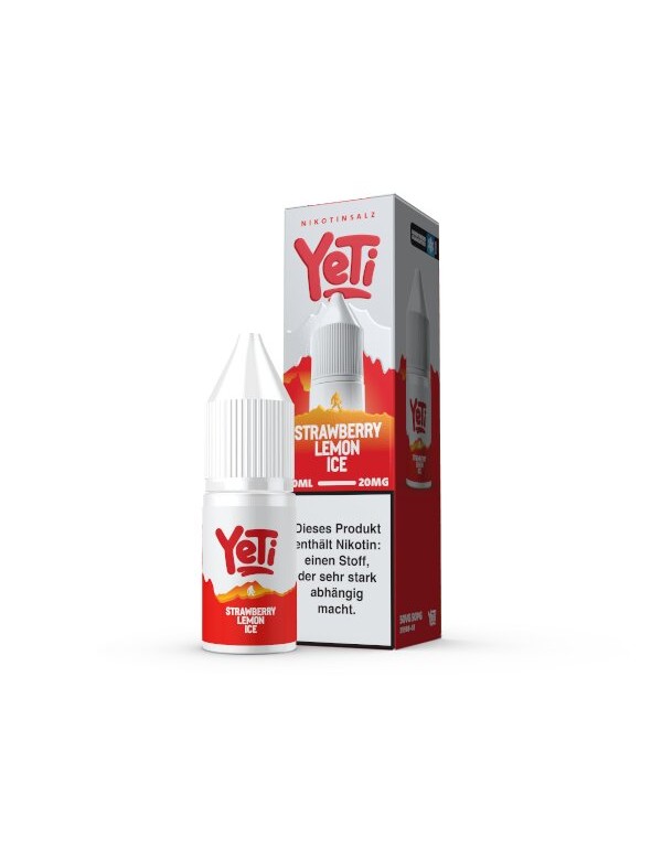 Strawberry Lemon Ice Nikotinsalz Liquid 10 ml Yeti...