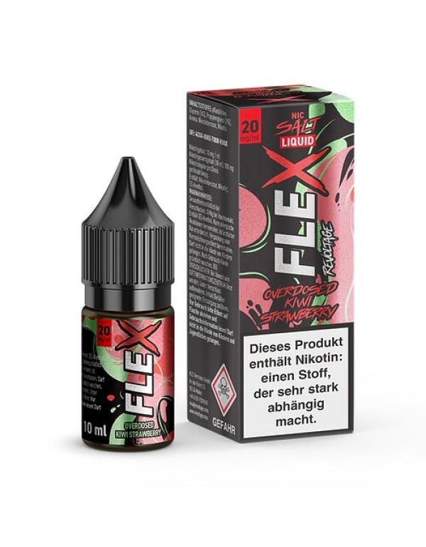 Overdosed Kiwi Strawberry Nikotinsalz Liquid Revol...