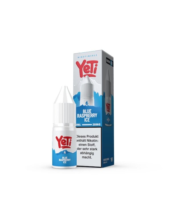 Blue Raspberry Ice Nikotinsalz Liquid 10 ml Yeti S...