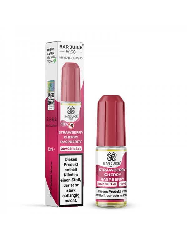 Strawberry Cherry Raspberry Nikotinsalz Liquid 10m...