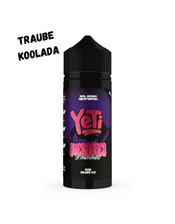 Red Grape Ice Aroma 10ml Yeti Overdosed