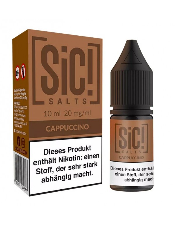 Cappuccino Nikotinsalz Liquid 10ml SIC