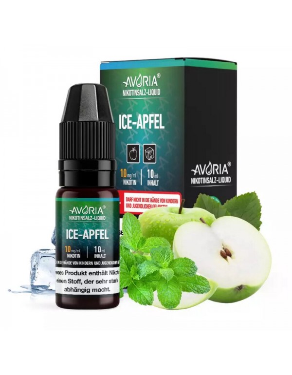 Ice Apfel Nikotinsalz Liquid 10ml Avoria