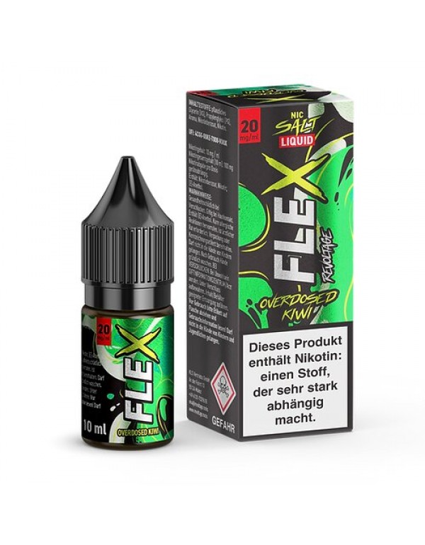 Overdosed Kiwi Nikotinsalz Liquid Revoltage Flex 1...