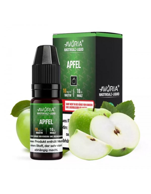 Apfel Nikotinsalz Liquid 10ml Avoria