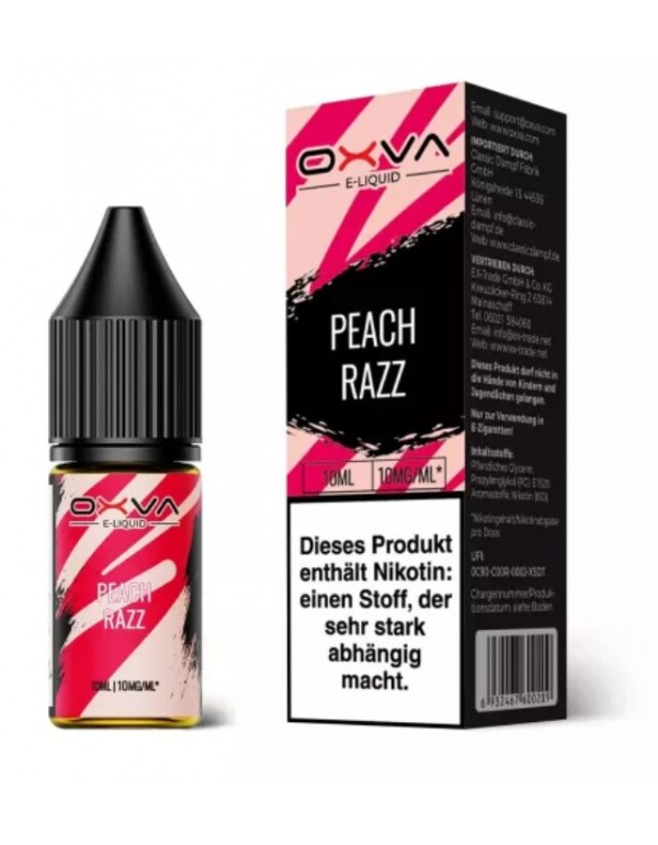 Peach Razz Nikotinsalz Liquid Oxva