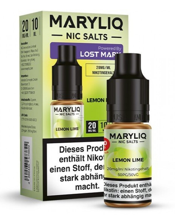 Lemon Lime Nikotinsalz Liquid 10ml Maryliq