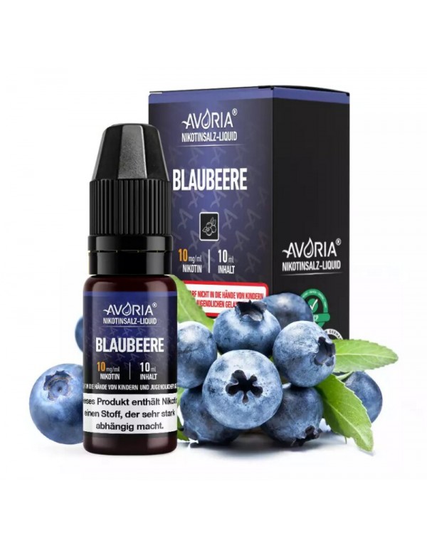 Blaubeere Nikotinsalz Liquid 10ml Avoria