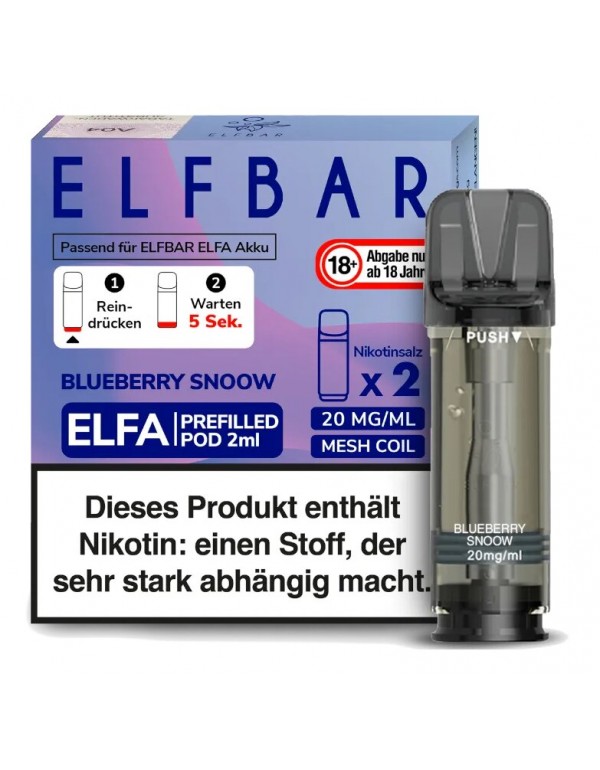 Blueberry Snow Elfa Pod 2 Stück