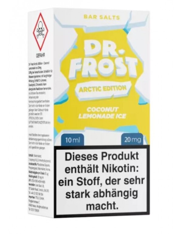 Coconut Lemonade Ice Nikotinsalz Liquid 10ml Dr. F...