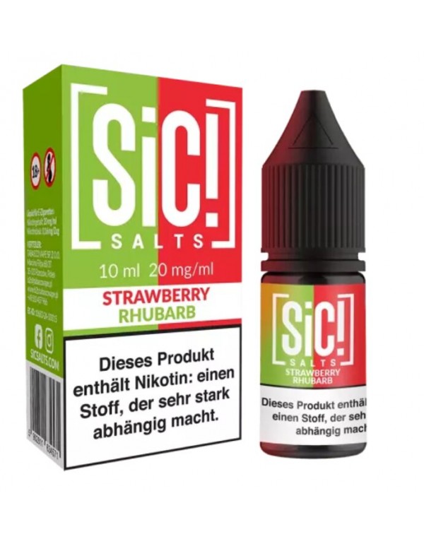 Strawberry Rhubarb Nikotinsalz Liquid 10ml SIC