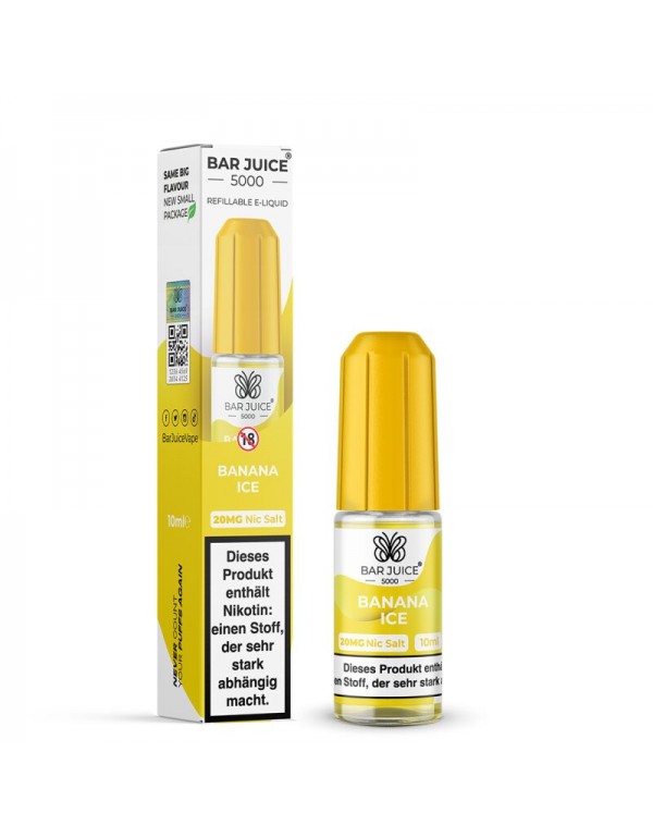 Banana Ice Nikotinsalz Liquid 10ml Bar Juise 5000