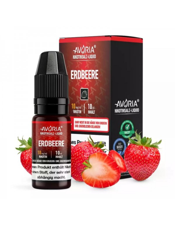 Erdbeere Nikotinsalz Liquid 10ml Avoria