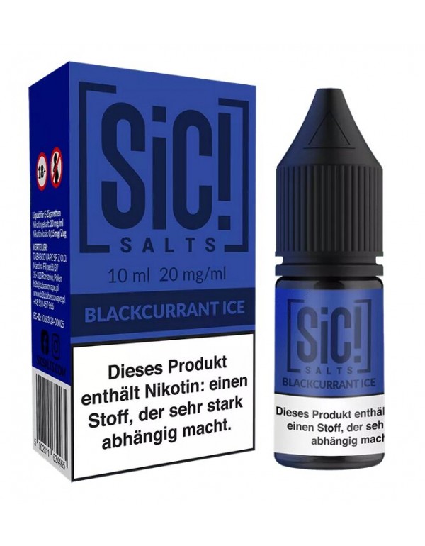 Blackcurrant Ice Nikotinsalz Liquid 10ml SIC