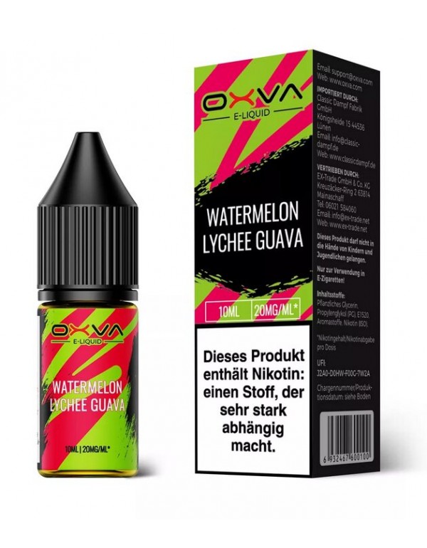 Watermelon Lychee Guava Nikotinsalz Liquid Oxva