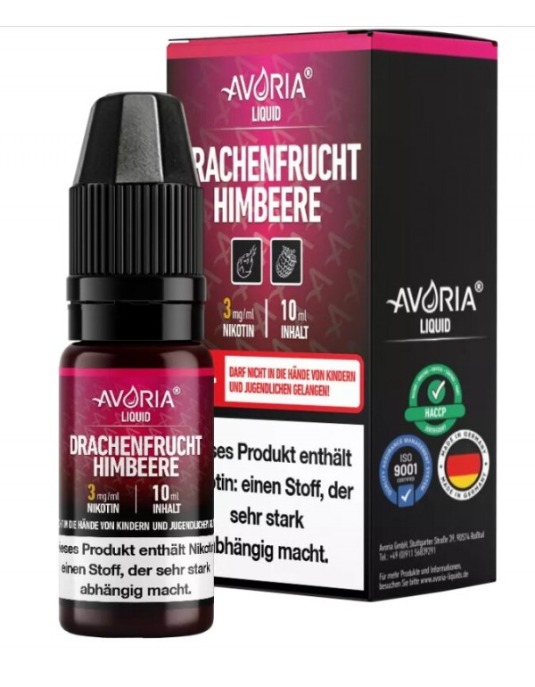 Drachenfrucht-Himbeere Liquid 10ml Avoria