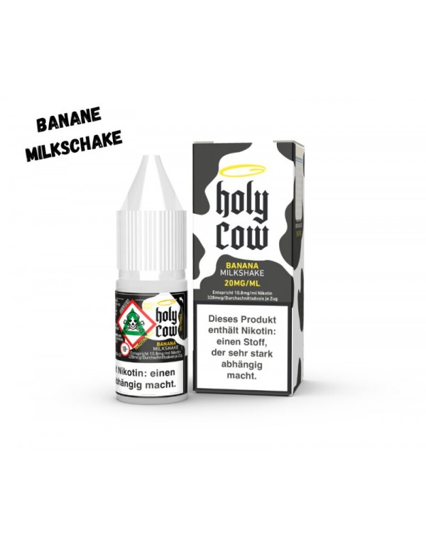 Banana Milkshake Nikotinsalz Liquid 10ml Holy Cow