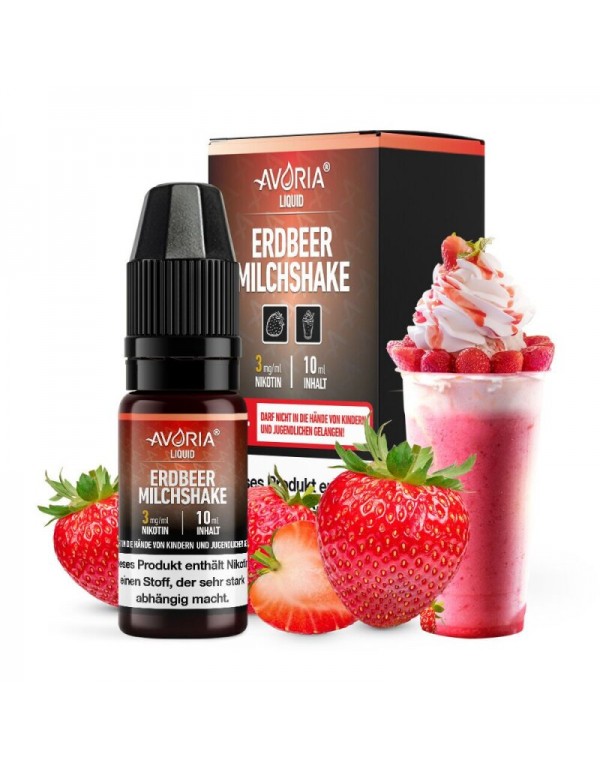 Erdbeer Milchshake Liquid 10ml Avoria