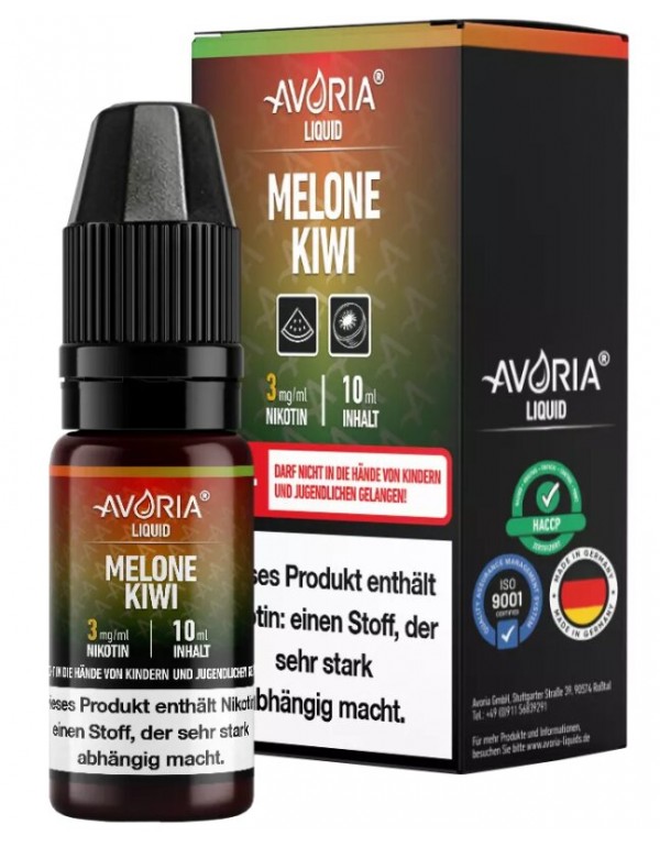 Melone-Kiwi Liquid 10ml Avoria