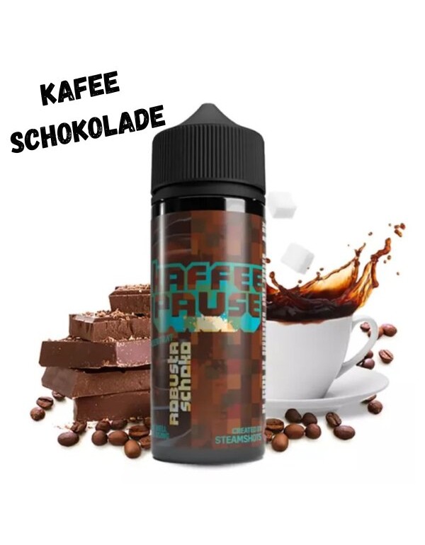 Robusta Schoko Aroma 10ml Kaffeepause by Steamshot...