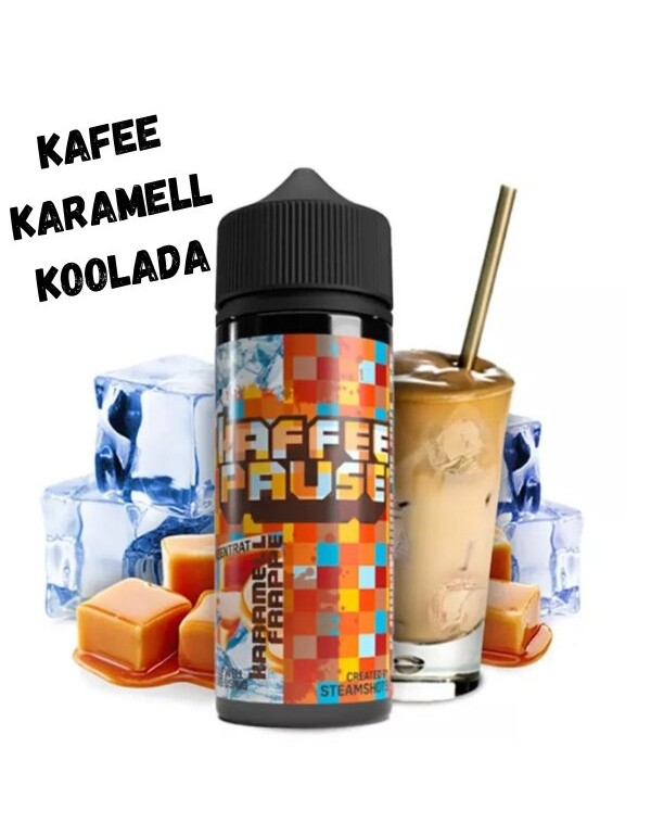 Karamell Frappe Ice Aroma 10ml Kaffeepause by Stea...