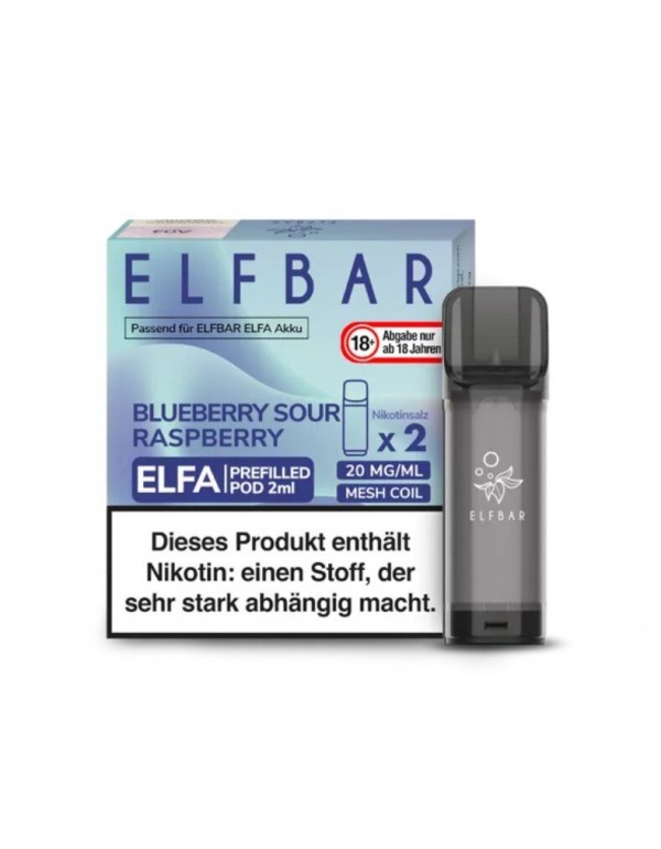 Blueberry Sour Raspberry Elfa Pod 2 Stück