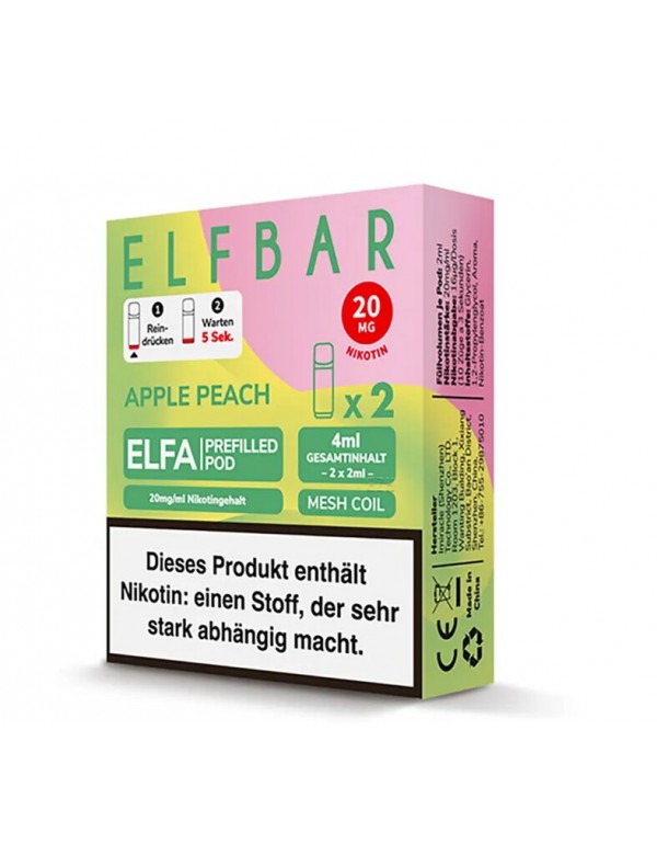 Apple Peach Elfa Pod 2 Stück