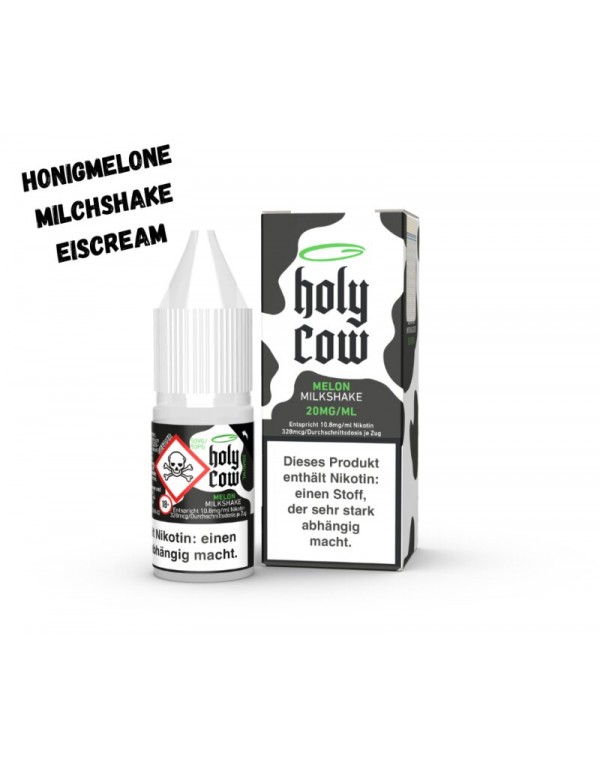 Melon Milkshake Nikotinsalz Liquid 10ml Holy Cow