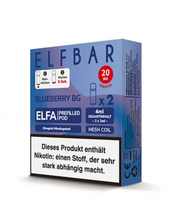 Blueberry BG Elfa Pod 2 Stück