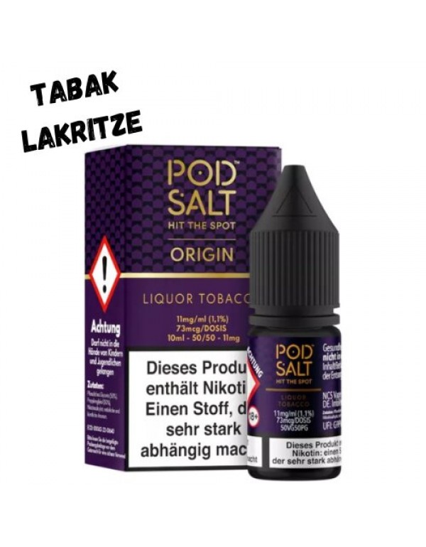 Liquor Tobacco Nikotinsalz Liquid Pod Salt 10ml