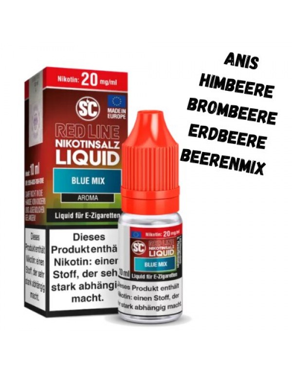 Blue Mix Nikotinsalz Liquid SC Red Line