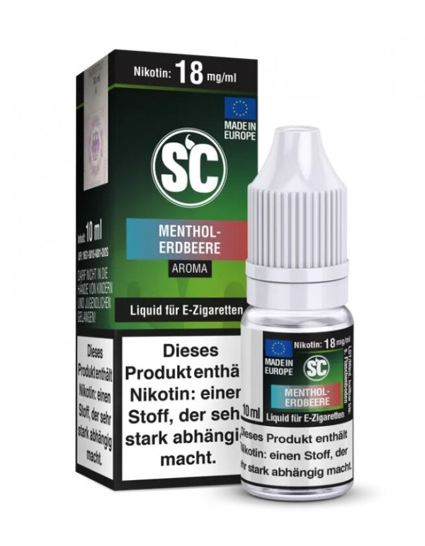 Menthol-Erdbeere Liquid 10ml SC