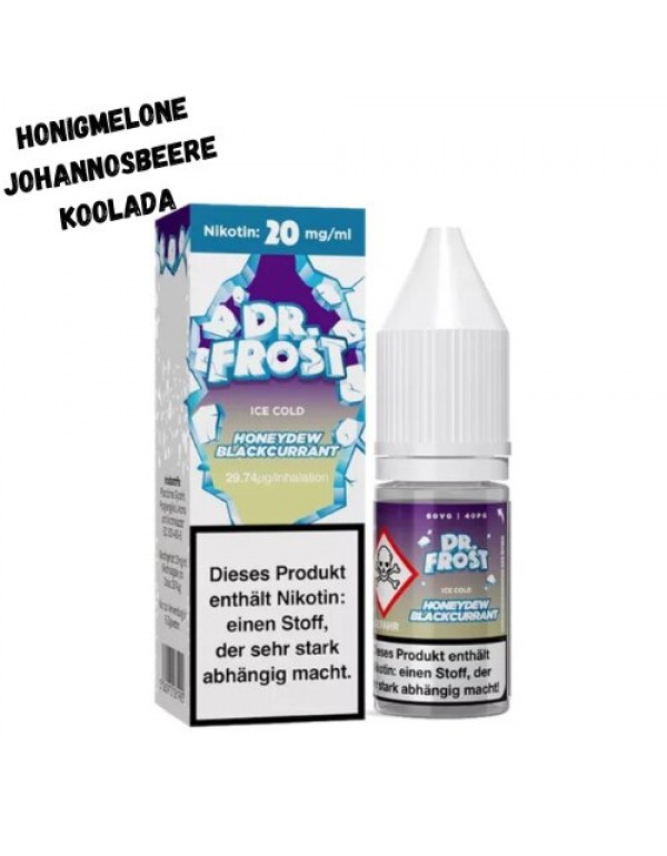 Honeydew Blackcurrant Ice Nikotinsalz Liquid Dr. F...