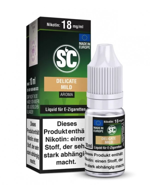 Delicate Mild Tabak Liquid 10ml SC