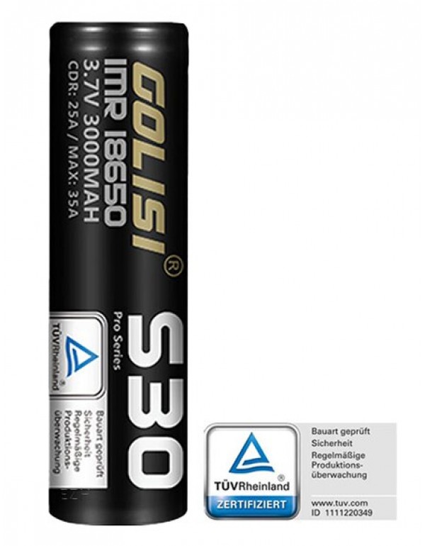 Golisi S30 18650 35A 3000mAh