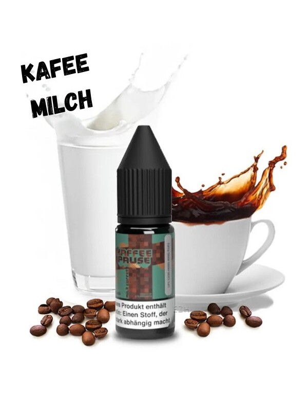 Milk & Kaffee Nikotinsalz Liquid 10ml Kaffeepa...